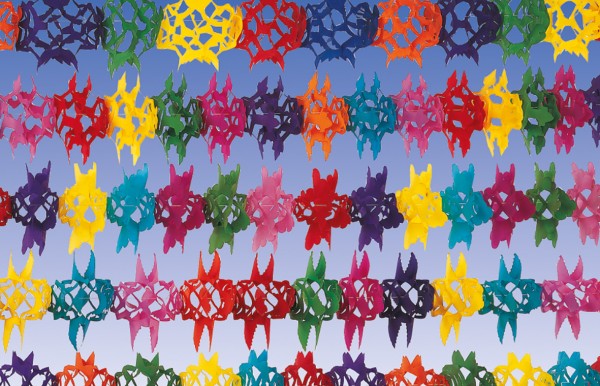 Ghirlande colorate Set 5 pezzi 14-17x400cm