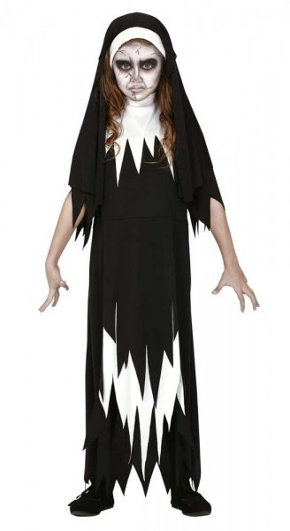 Devilish nun child costume