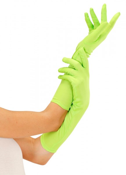 Elegante Neon-Grüne Handschuhe