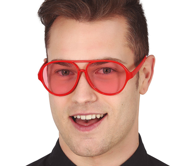 Pilot party glasses red
