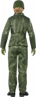 Preview: Green toy soldier child costume