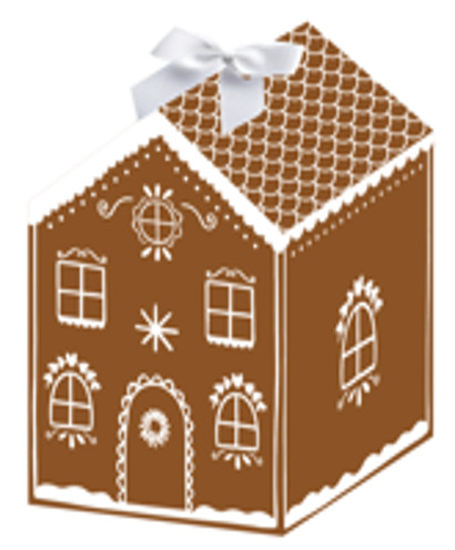 Geschenkbox - Süßes Lebkuchenhaus