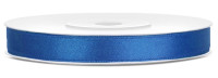 25m satin gavebånd kongeblå 6mm bred
