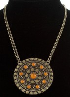 Antique bronze necklace