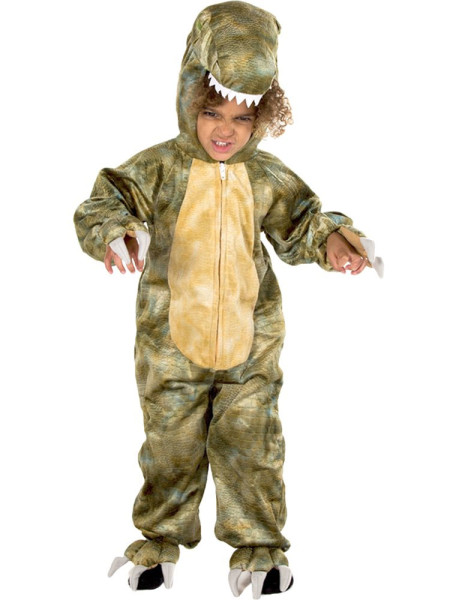 Green T-Rex kids costume