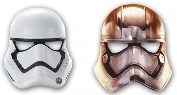 6 máscaras de Star Wars The Force