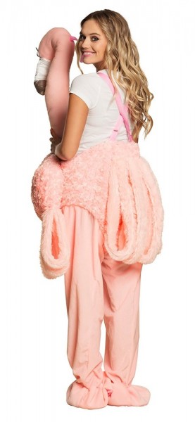 Zabawny kostium różowego flaminga unisex 3
