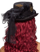 Black rocker fedora hat