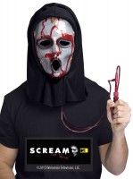 Vorschau: Scream Maske Mit Blutpumpe