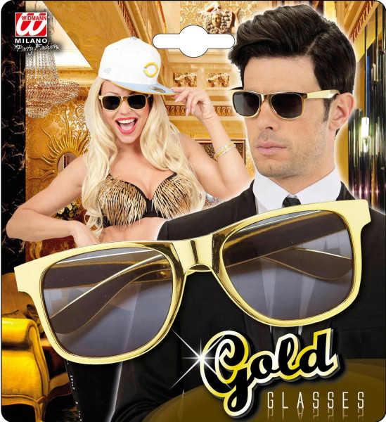 Guld solbriller 6