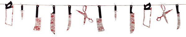 Bloody Hell slaughter tools garland 2.3m