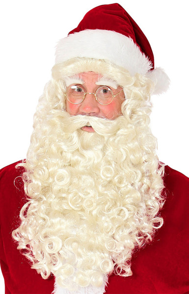Santa Claus wig set 4 pieces
