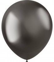 50 st Shiny Star ballonger antracit 33cm