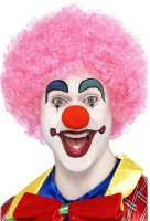 Anteprima: Parrucca da clown traballante rosa