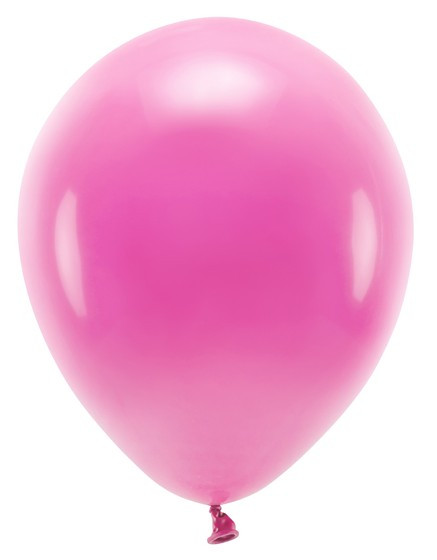 100 eko pastell ballonger rosa 30cm