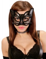 Preview: Cats eye mask made of lace