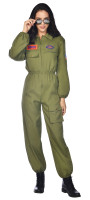 Vista previa: Disfraz de piloto de combate naval para mujer