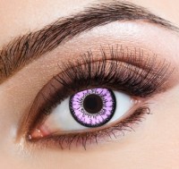 Förhandsgranskning: Ljusa lila årliga kontaktlinser