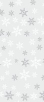 Aperçu: 20 sachets cadeaux flocon de neige 12,5 x 28 cm