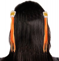 Aperçu: 2 couronnes avec mèches de cheveux pour fan hollandais