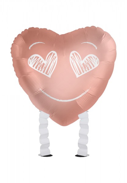 Favoritperson Airwalker folieballong roséguld 43cm