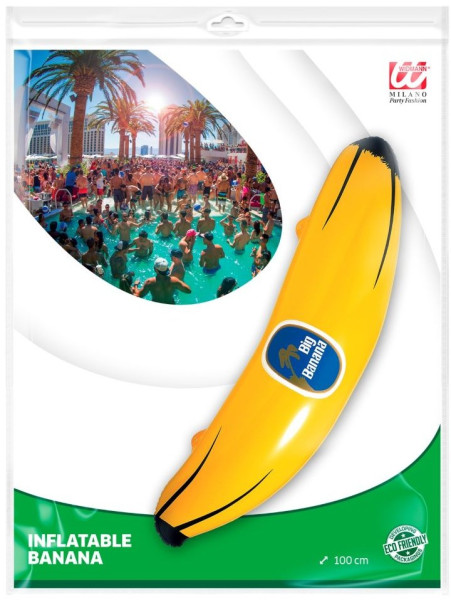 Banane géante gonflable 1m