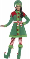 Aperçu: Costume femme elfe de Noël Trixi