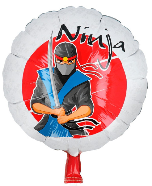 Ninja Power Folienballon Rund 45cm