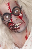 Voorvertoning: Halloween set oogbol met bloedzombie gemaakt van latex