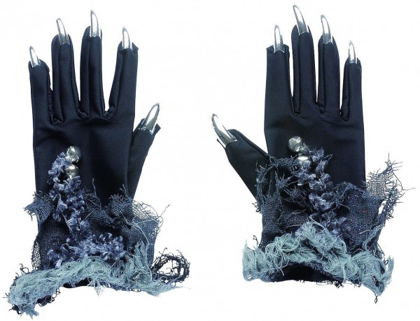 Horror gloves with nails
