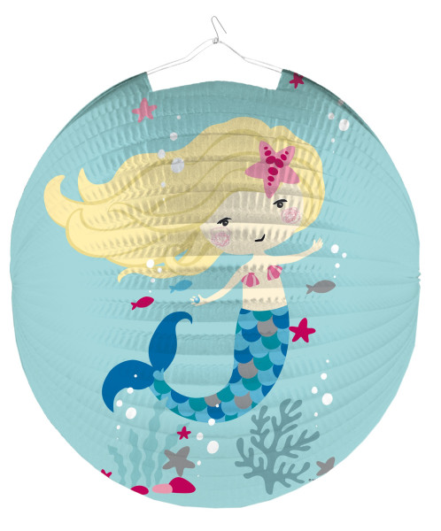 Lantern in mermaid design 25cm