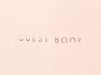 Preview: Pink guest book Better together 20 x 24.5cm