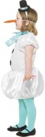 Oversigt: Snow woman ballerina barn kostume