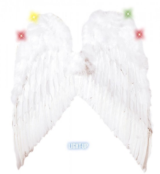 Heavenly glowing angel wings 55 x 48cm