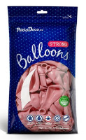 10 party star balloons light pink 27cm
