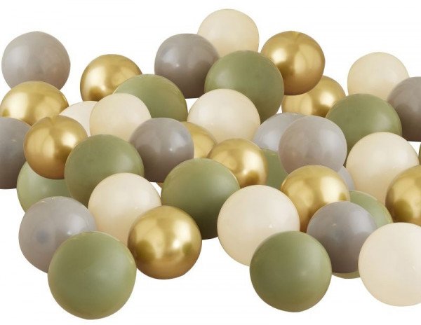 40 ballons en latex Natural Elegance Eco