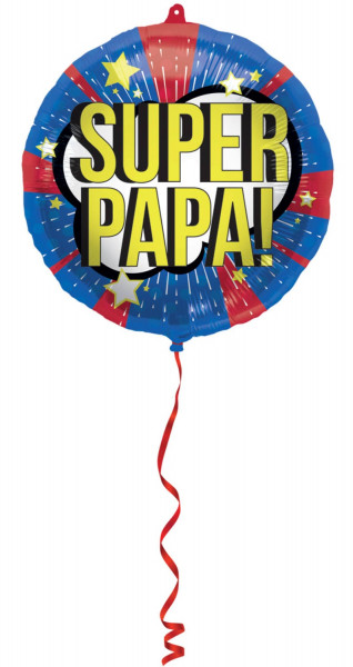 Ballon aluminium Super Papa 45cm