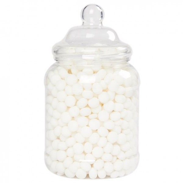 Elegant plastic candy jar 2.25l