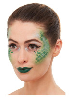 Aperçu: Maquillage de serpent en vert