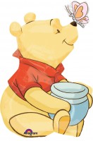 Vorschau: Stabballon Winnie Pooh mit Honig