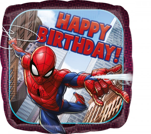 Folienballon Spider-Man Birthday