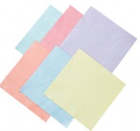 16 colorful pastel napkins 33cm