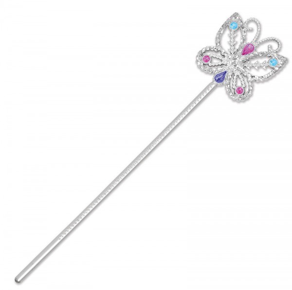 Glitter fairy butterfly wand