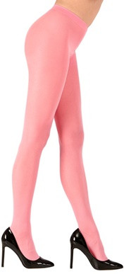Roze panty 40DEN Ondoorzichtig