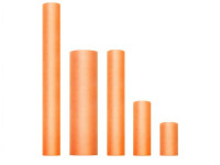 Voorvertoning: Tule op rol oranje 30cm x 50m