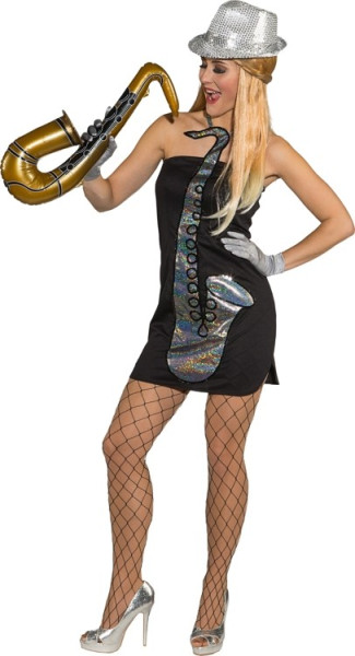 Saxofoon feestjurk voor dames