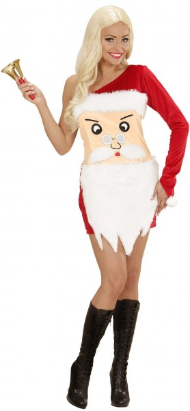 Santa Claus face ladies costume