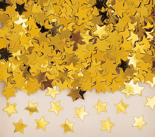Confeti estrellas doradas Stella 14g
