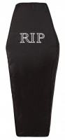 RIP black decorative coffin
