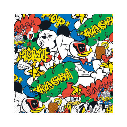 20 super cool napkins Mickey Mouse